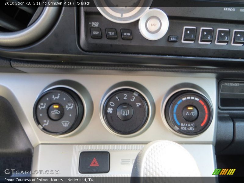 Sizzling Crimson Mica / RS Black 2010 Scion xB