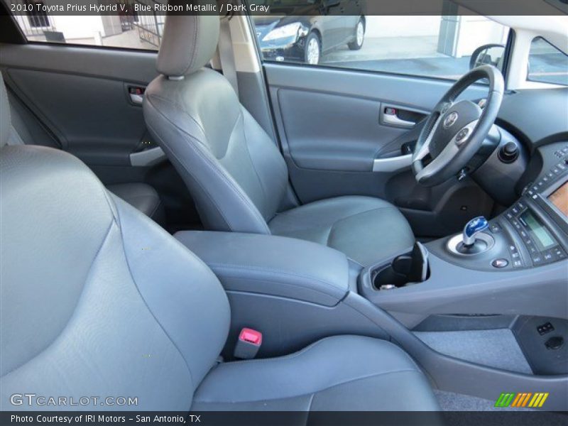 Blue Ribbon Metallic / Dark Gray 2010 Toyota Prius Hybrid V