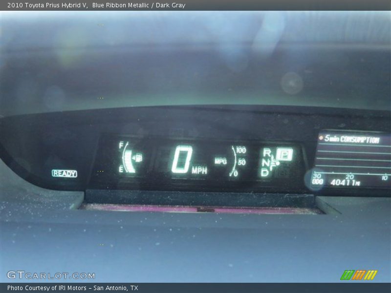Blue Ribbon Metallic / Dark Gray 2010 Toyota Prius Hybrid V