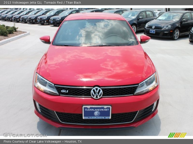 Tornado Red / Titan Black 2013 Volkswagen Jetta GLI