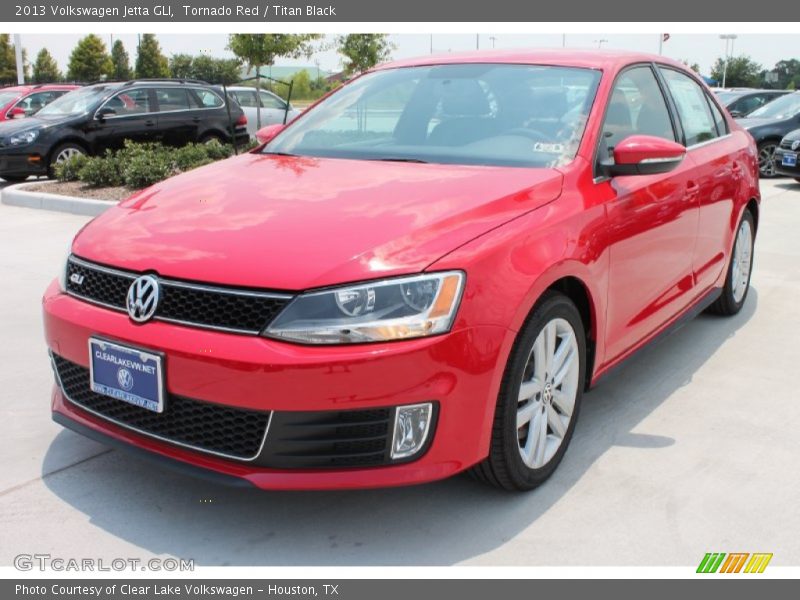 Tornado Red / Titan Black 2013 Volkswagen Jetta GLI