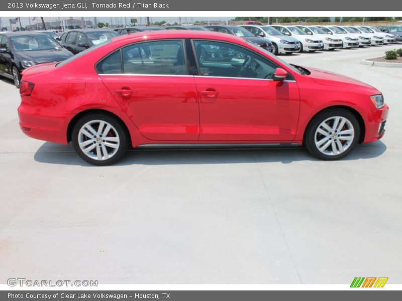 Tornado Red / Titan Black 2013 Volkswagen Jetta GLI