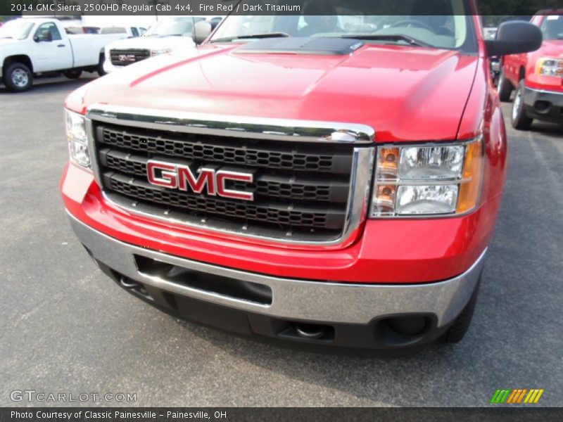 Fire Red / Dark Titanium 2014 GMC Sierra 2500HD Regular Cab 4x4