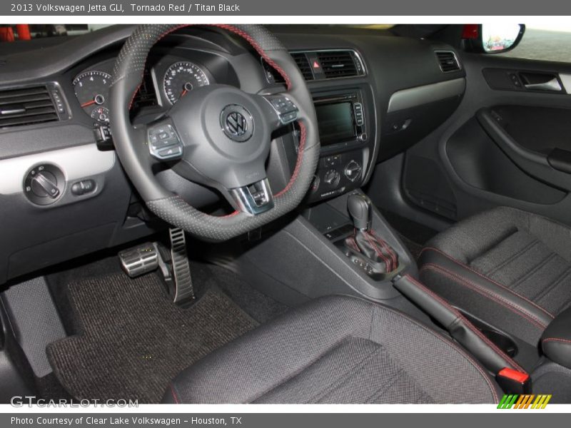 Tornado Red / Titan Black 2013 Volkswagen Jetta GLI