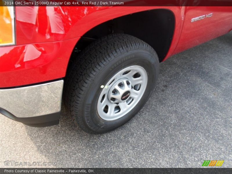 Fire Red / Dark Titanium 2014 GMC Sierra 2500HD Regular Cab 4x4