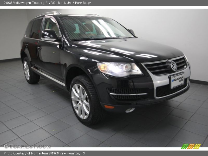 Black Uni / Pure Beige 2008 Volkswagen Touareg 2 VR6