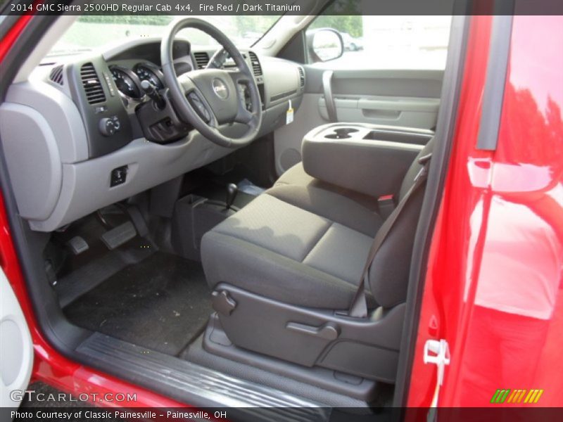 Fire Red / Dark Titanium 2014 GMC Sierra 2500HD Regular Cab 4x4