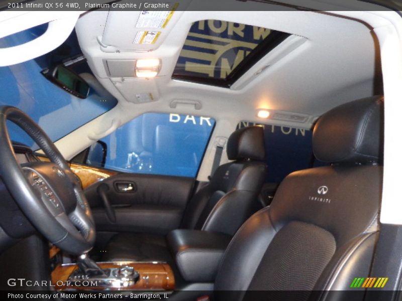 Platinum Graphite / Graphite 2011 Infiniti QX 56 4WD