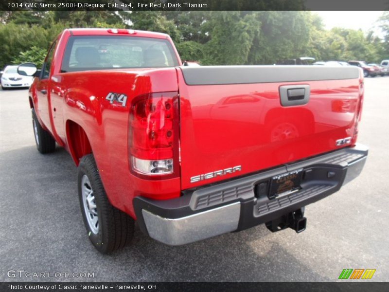 Fire Red / Dark Titanium 2014 GMC Sierra 2500HD Regular Cab 4x4
