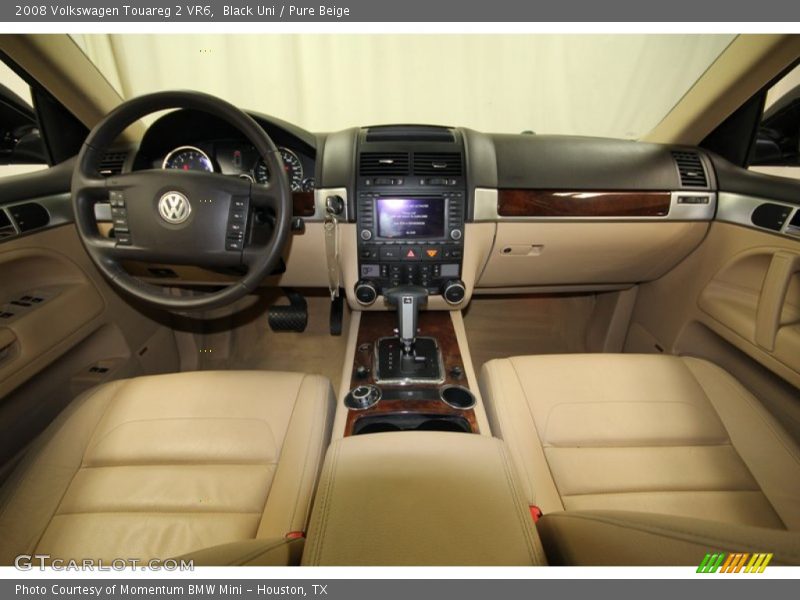 Black Uni / Pure Beige 2008 Volkswagen Touareg 2 VR6