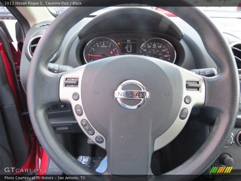 Cayenne Red / Black 2011 Nissan Rogue S