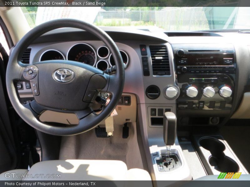 Black / Sand Beige 2011 Toyota Tundra SR5 CrewMax