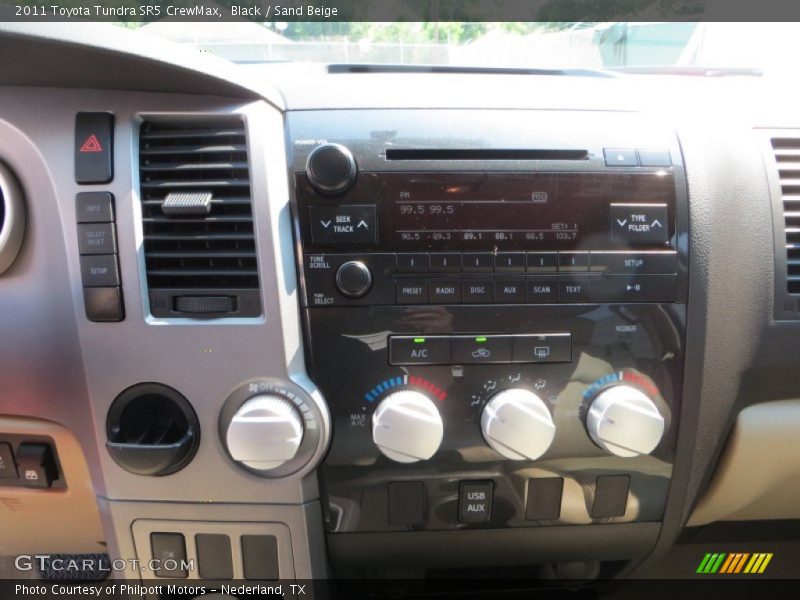 Black / Sand Beige 2011 Toyota Tundra SR5 CrewMax