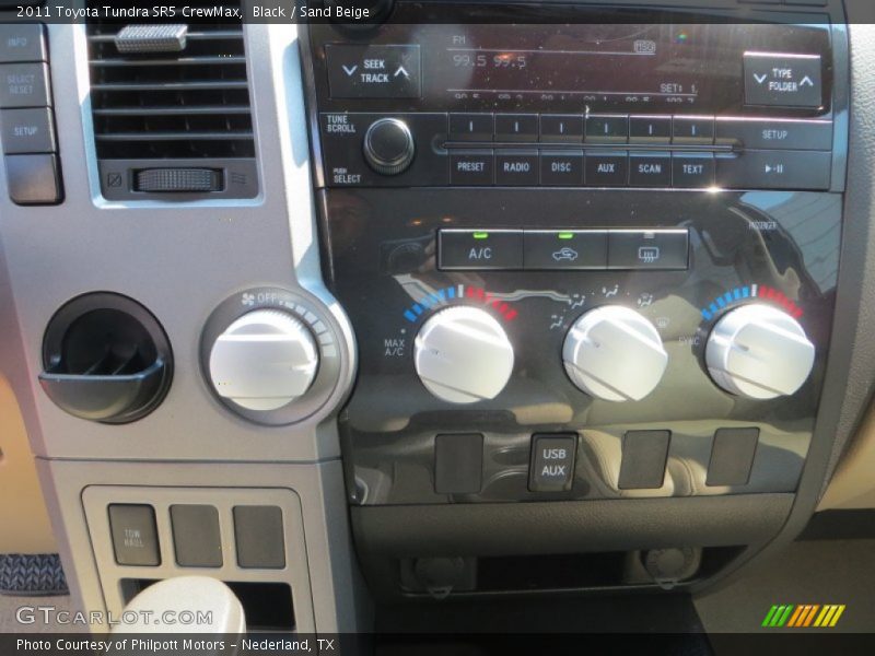 Black / Sand Beige 2011 Toyota Tundra SR5 CrewMax