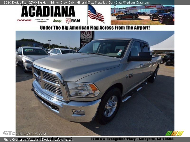 Mineral Gray Metallic / Dark Slate/Medium Graystone 2010 Dodge Ram 2500 Big Horn Edition Crew Cab