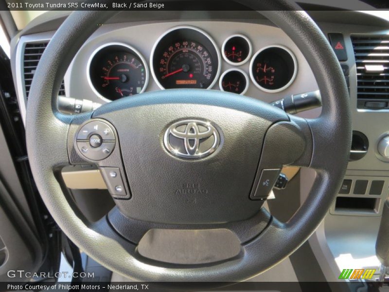 Black / Sand Beige 2011 Toyota Tundra SR5 CrewMax