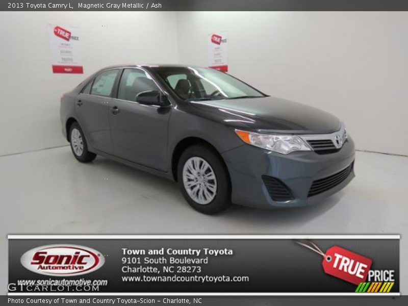 Magnetic Gray Metallic / Ash 2013 Toyota Camry L