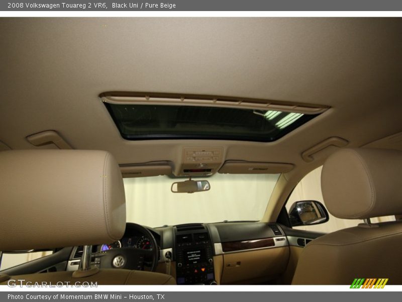 Black Uni / Pure Beige 2008 Volkswagen Touareg 2 VR6
