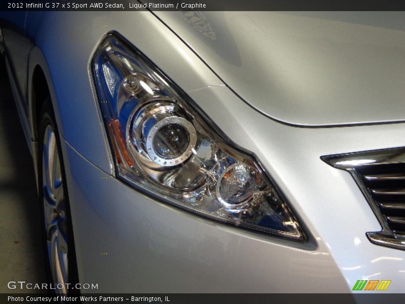Liquid Platinum / Graphite 2012 Infiniti G 37 x S Sport AWD Sedan