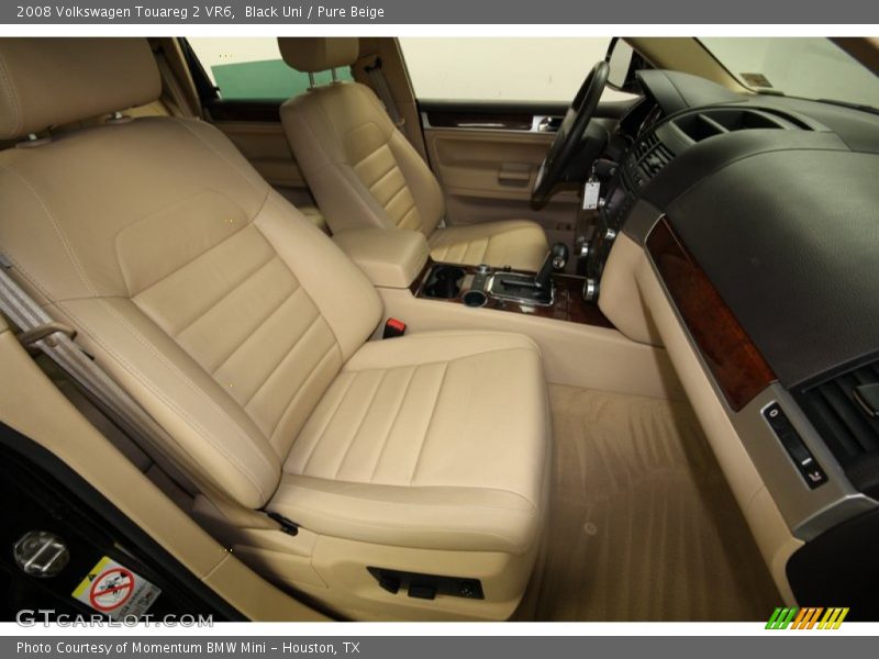Black Uni / Pure Beige 2008 Volkswagen Touareg 2 VR6