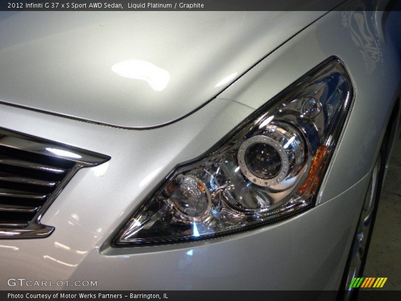 Liquid Platinum / Graphite 2012 Infiniti G 37 x S Sport AWD Sedan