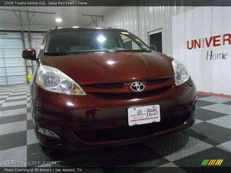 Salsa Red Pearl / Stone 2008 Toyota Sienna XLE