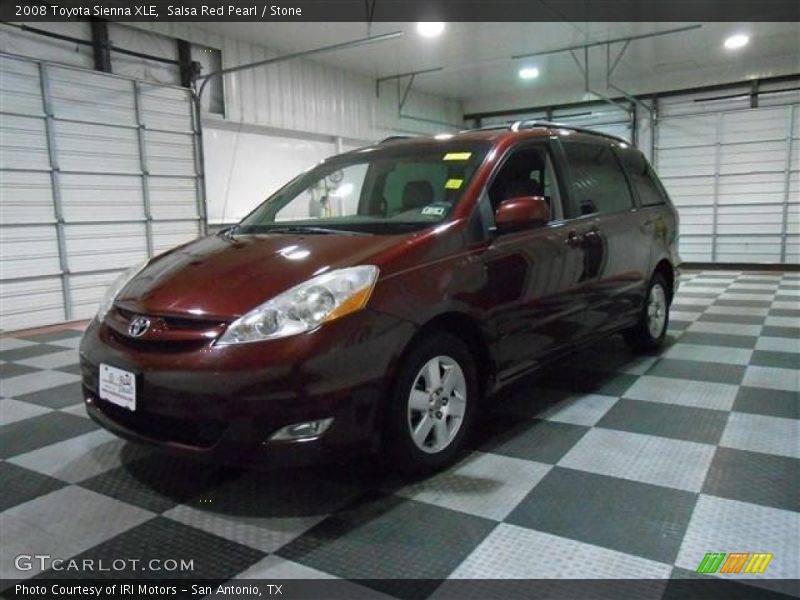 Salsa Red Pearl / Stone 2008 Toyota Sienna XLE