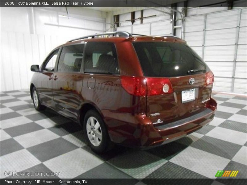 Salsa Red Pearl / Stone 2008 Toyota Sienna XLE