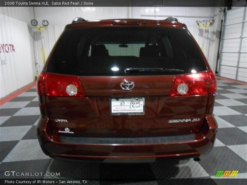 Salsa Red Pearl / Stone 2008 Toyota Sienna XLE