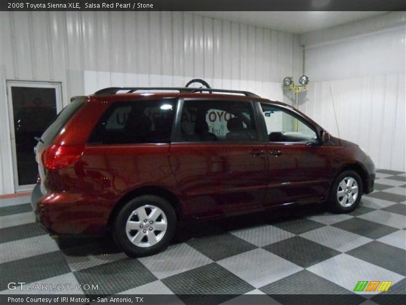 Salsa Red Pearl / Stone 2008 Toyota Sienna XLE