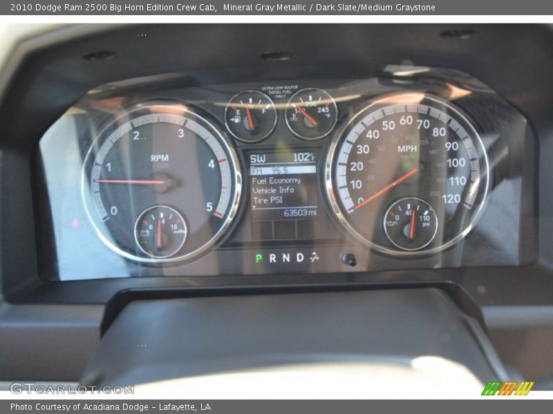 Mineral Gray Metallic / Dark Slate/Medium Graystone 2010 Dodge Ram 2500 Big Horn Edition Crew Cab