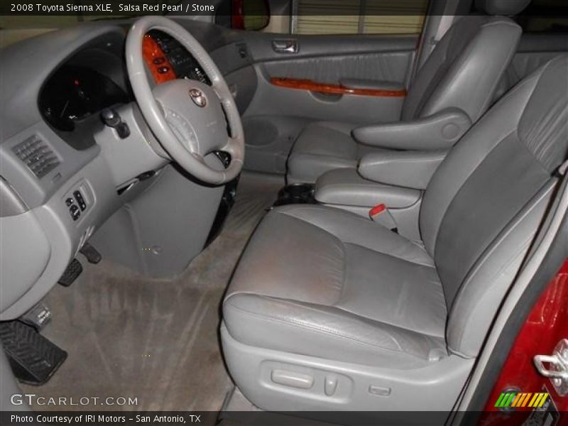 Salsa Red Pearl / Stone 2008 Toyota Sienna XLE