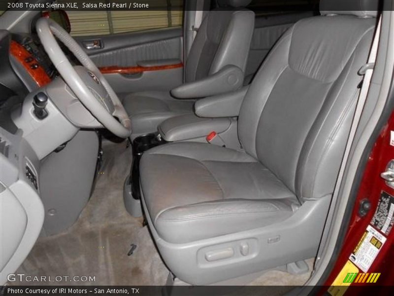 Salsa Red Pearl / Stone 2008 Toyota Sienna XLE