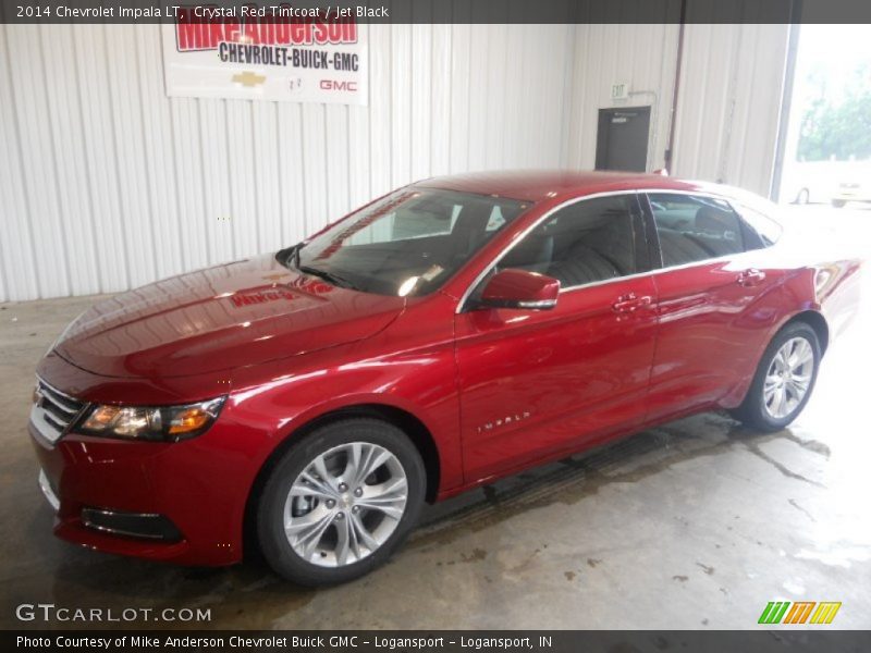 Crystal Red Tintcoat / Jet Black 2014 Chevrolet Impala LT