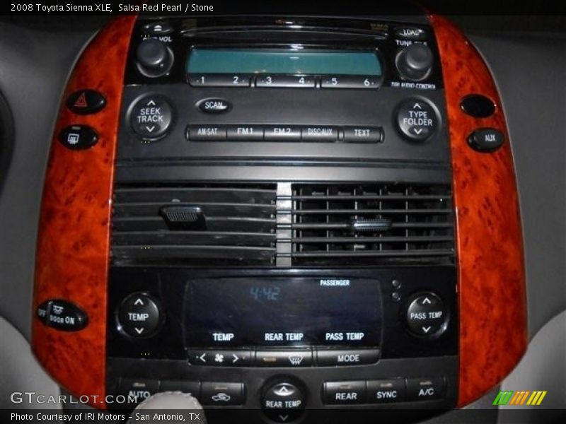 Salsa Red Pearl / Stone 2008 Toyota Sienna XLE