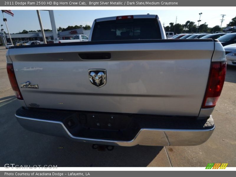 Bright Silver Metallic / Dark Slate/Medium Graystone 2011 Dodge Ram 2500 HD Big Horn Crew Cab