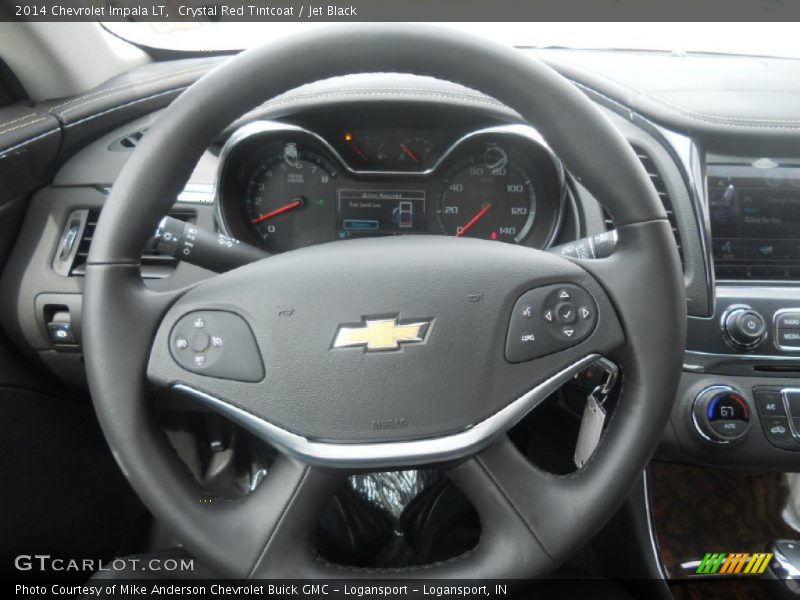 Crystal Red Tintcoat / Jet Black 2014 Chevrolet Impala LT