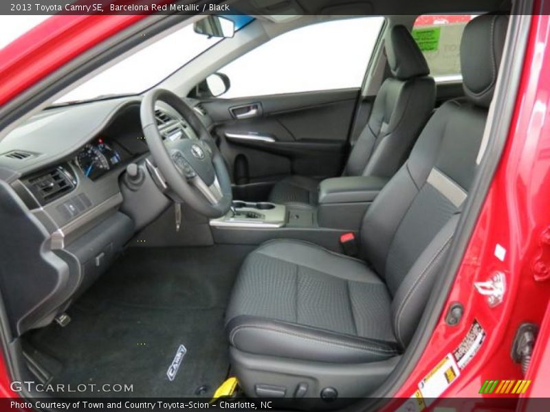 Barcelona Red Metallic / Black 2013 Toyota Camry SE