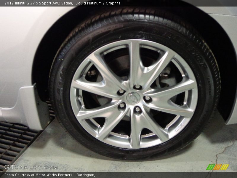 Liquid Platinum / Graphite 2012 Infiniti G 37 x S Sport AWD Sedan
