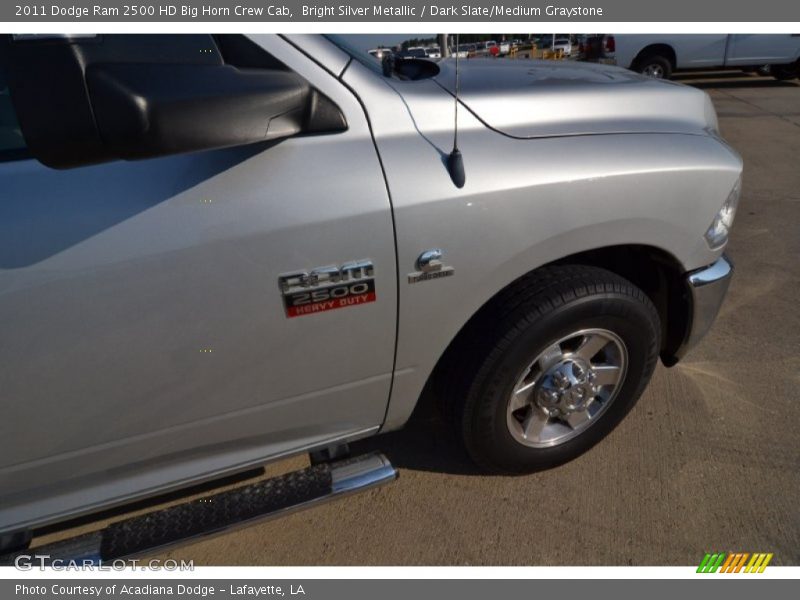 Bright Silver Metallic / Dark Slate/Medium Graystone 2011 Dodge Ram 2500 HD Big Horn Crew Cab