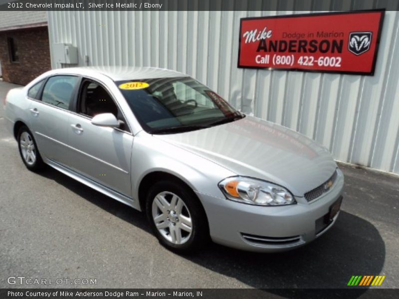 Silver Ice Metallic / Ebony 2012 Chevrolet Impala LT