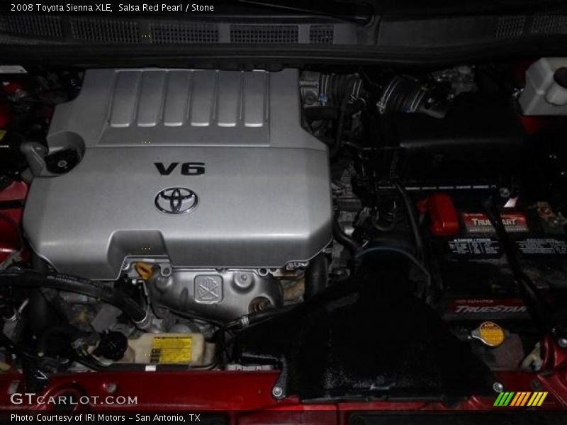Salsa Red Pearl / Stone 2008 Toyota Sienna XLE
