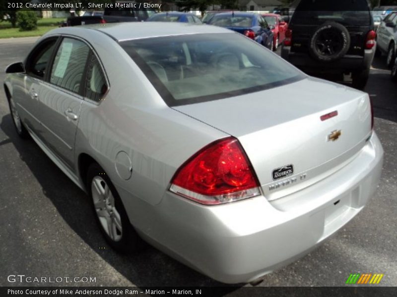 Silver Ice Metallic / Ebony 2012 Chevrolet Impala LT