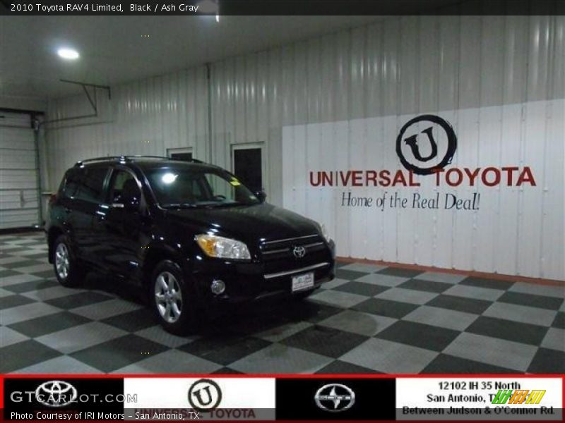 Black / Ash Gray 2010 Toyota RAV4 Limited