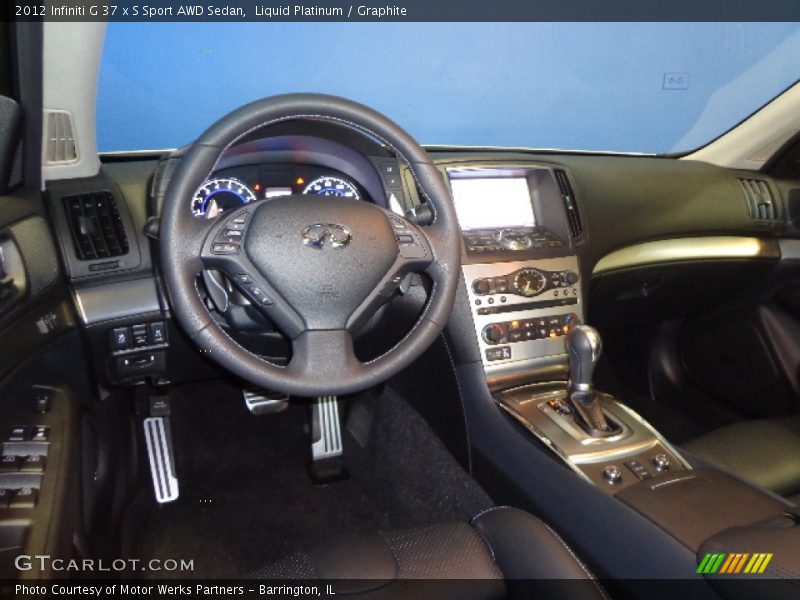 Liquid Platinum / Graphite 2012 Infiniti G 37 x S Sport AWD Sedan
