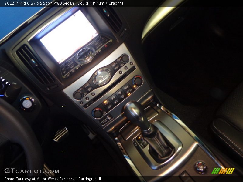 Liquid Platinum / Graphite 2012 Infiniti G 37 x S Sport AWD Sedan