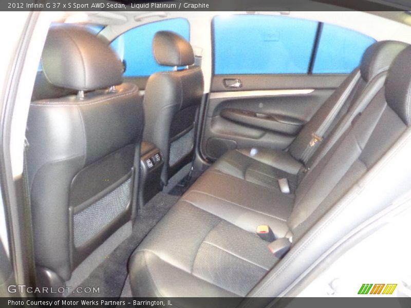 Liquid Platinum / Graphite 2012 Infiniti G 37 x S Sport AWD Sedan