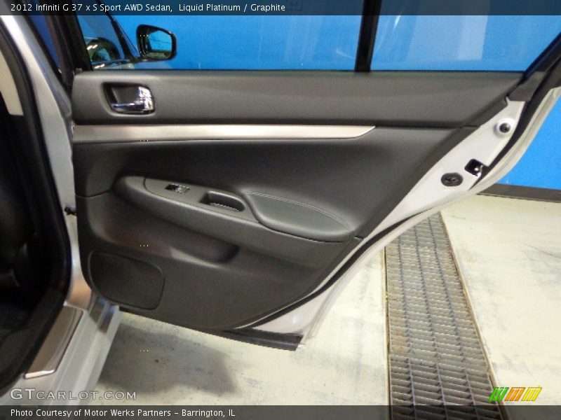 Liquid Platinum / Graphite 2012 Infiniti G 37 x S Sport AWD Sedan