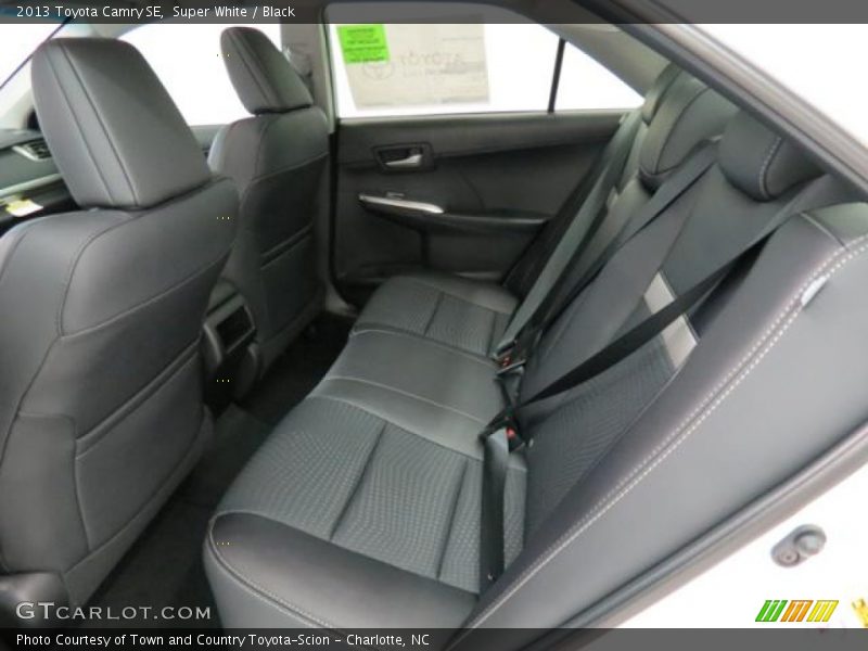 Rear Seat of 2013 Camry SE