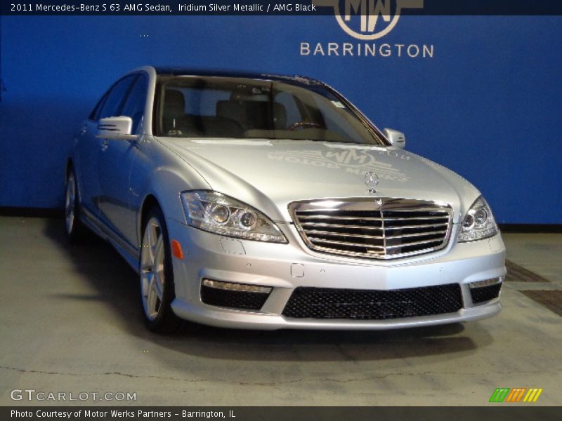 Iridium Silver Metallic / AMG Black 2011 Mercedes-Benz S 63 AMG Sedan